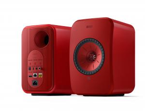 Миниатюра продукта KEF LSX II Lava Red - беспроводная полочная акустическая система