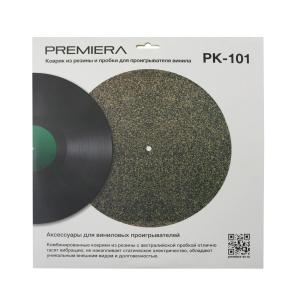 Миниатюра продукта PREMIERA PK-101 - коврик из резины и пробки для проигрывателя винила